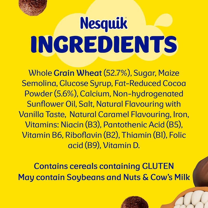 Nesquik Nestle Nesquik Cereal Chocolate Flavor - 950g - Image 4